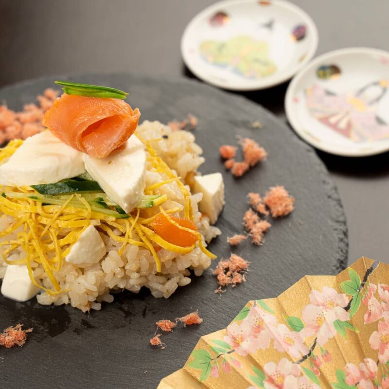 画像：しまねおおなんチーズ工房−ひな祭りちらし寿司押し寿司